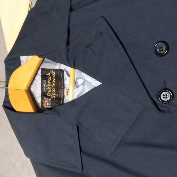 Vintage 60 70s Sears Oak Brook Sportswear 6 button trench short - Picture 1 of 7